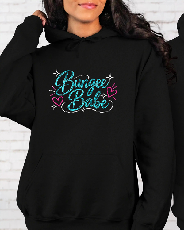 Rhinestone Bungee Babe Graphic
