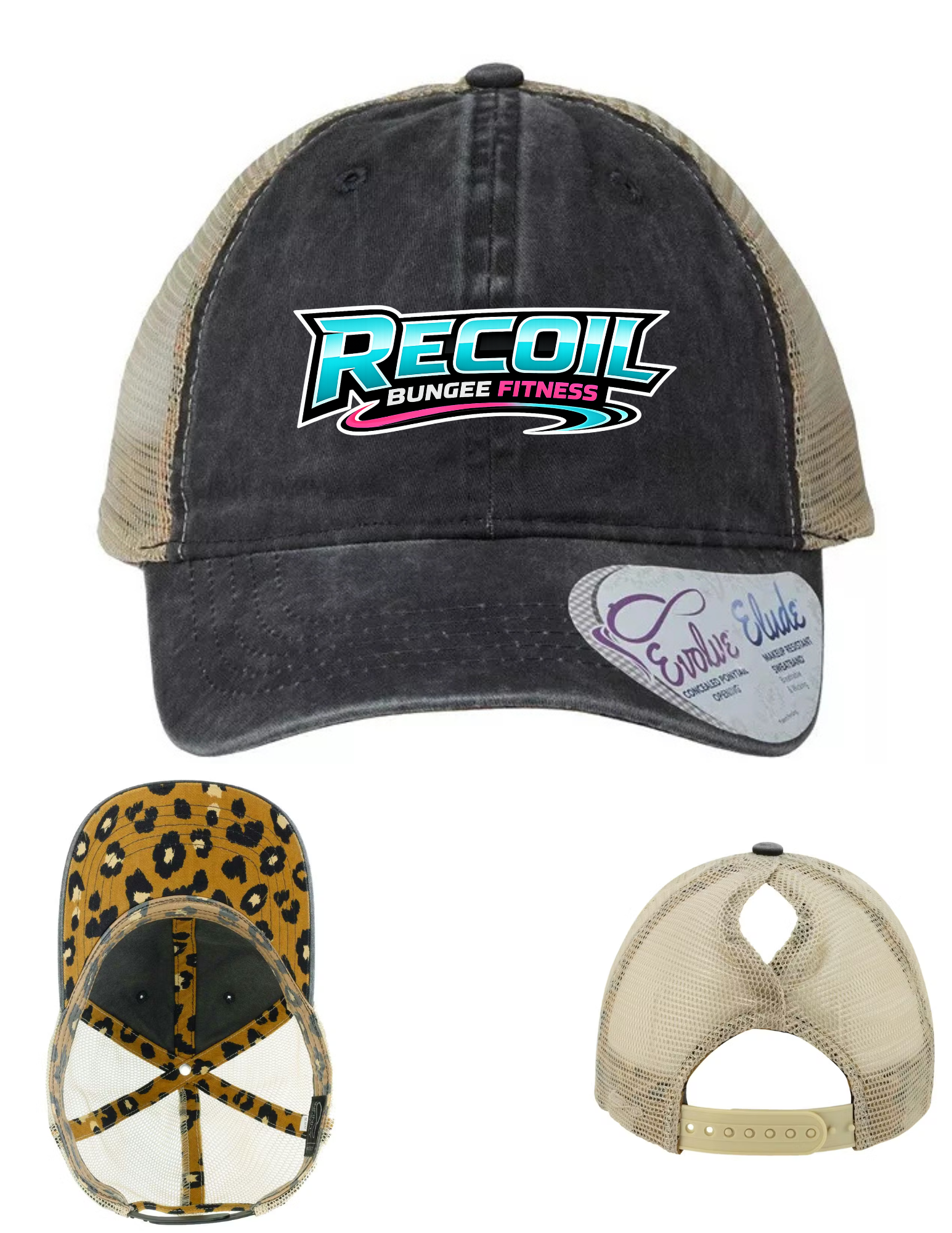 Recoil Women’s Ponytail Trucker Hat