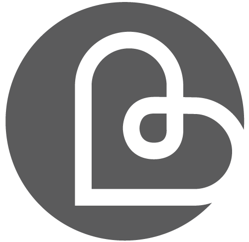 A black icon of a paperclip on a gray circular background.
