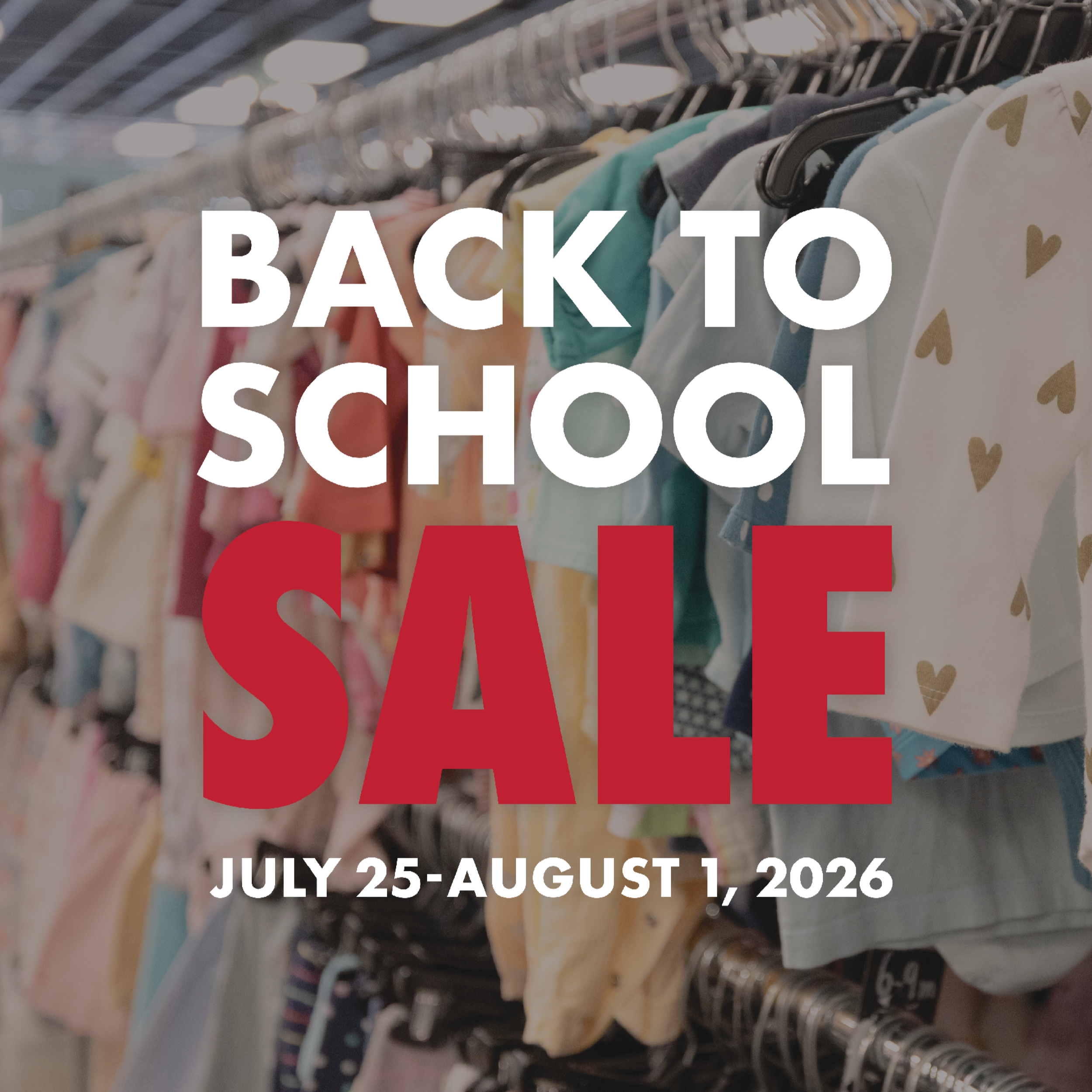 Back to School Sale