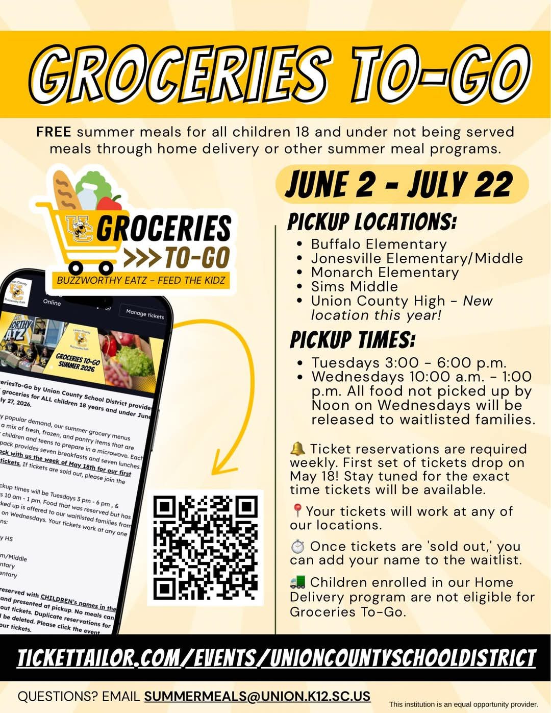 2026 Summer Meal Scoop