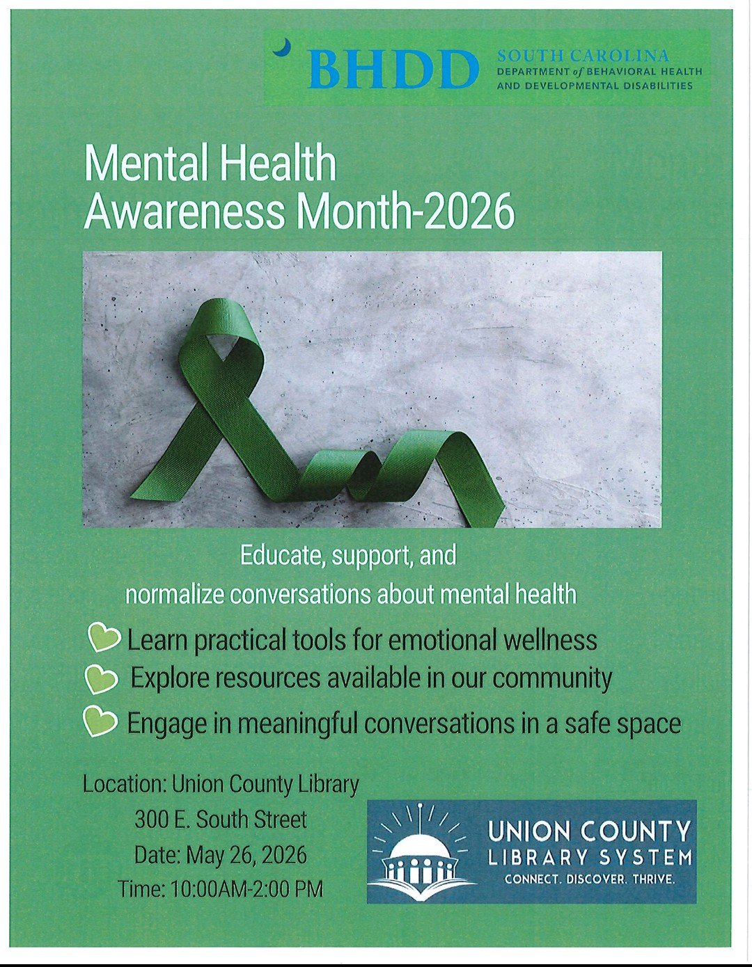 Mental Health Awareness Health Event