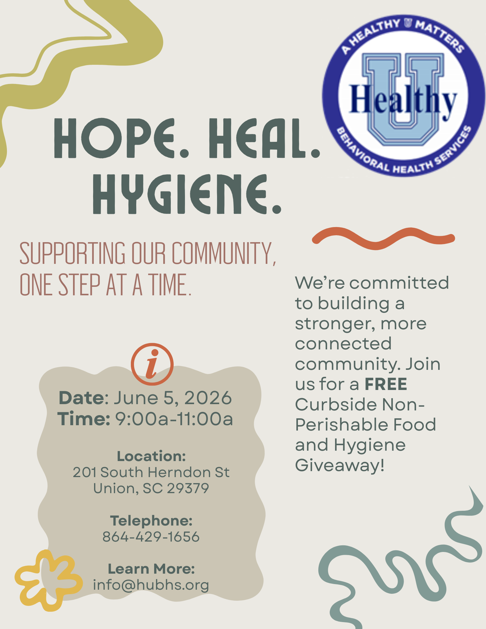 HOPE. HEAL. HYGIENE.