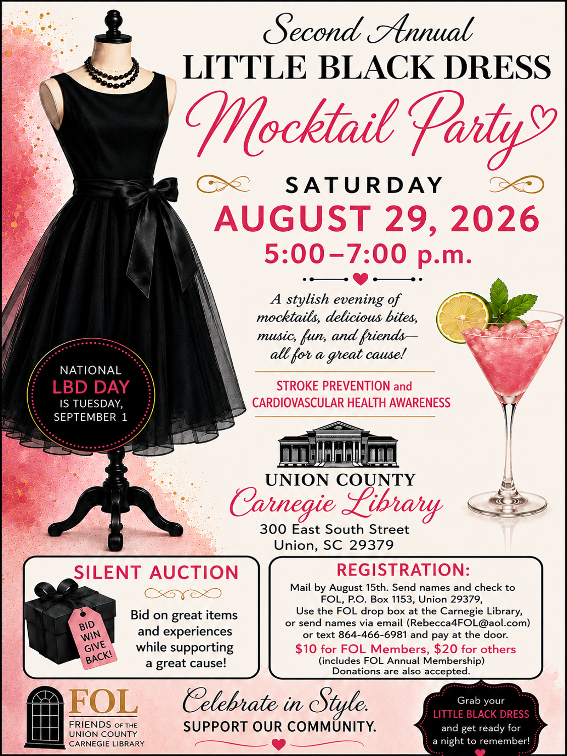 Little Black Dress Mocktail Party