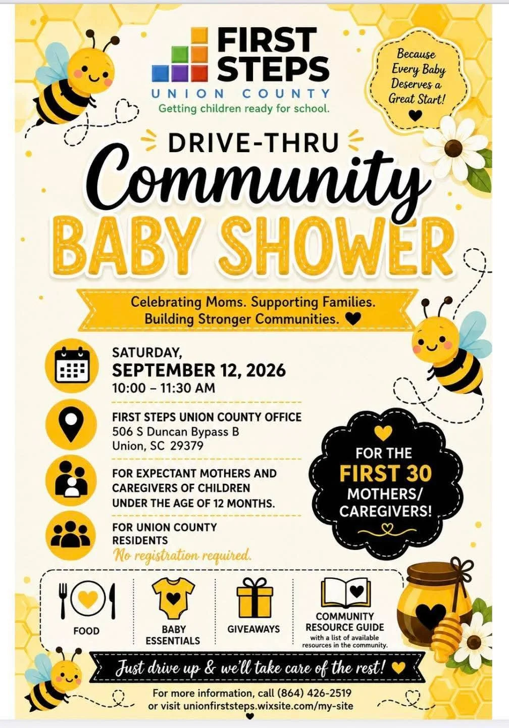 Drive-Thru Community Baby Shower
