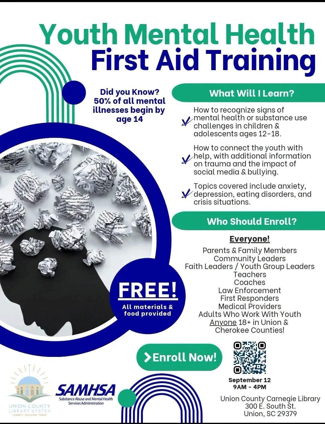 Youth Mental Health First Aid Training