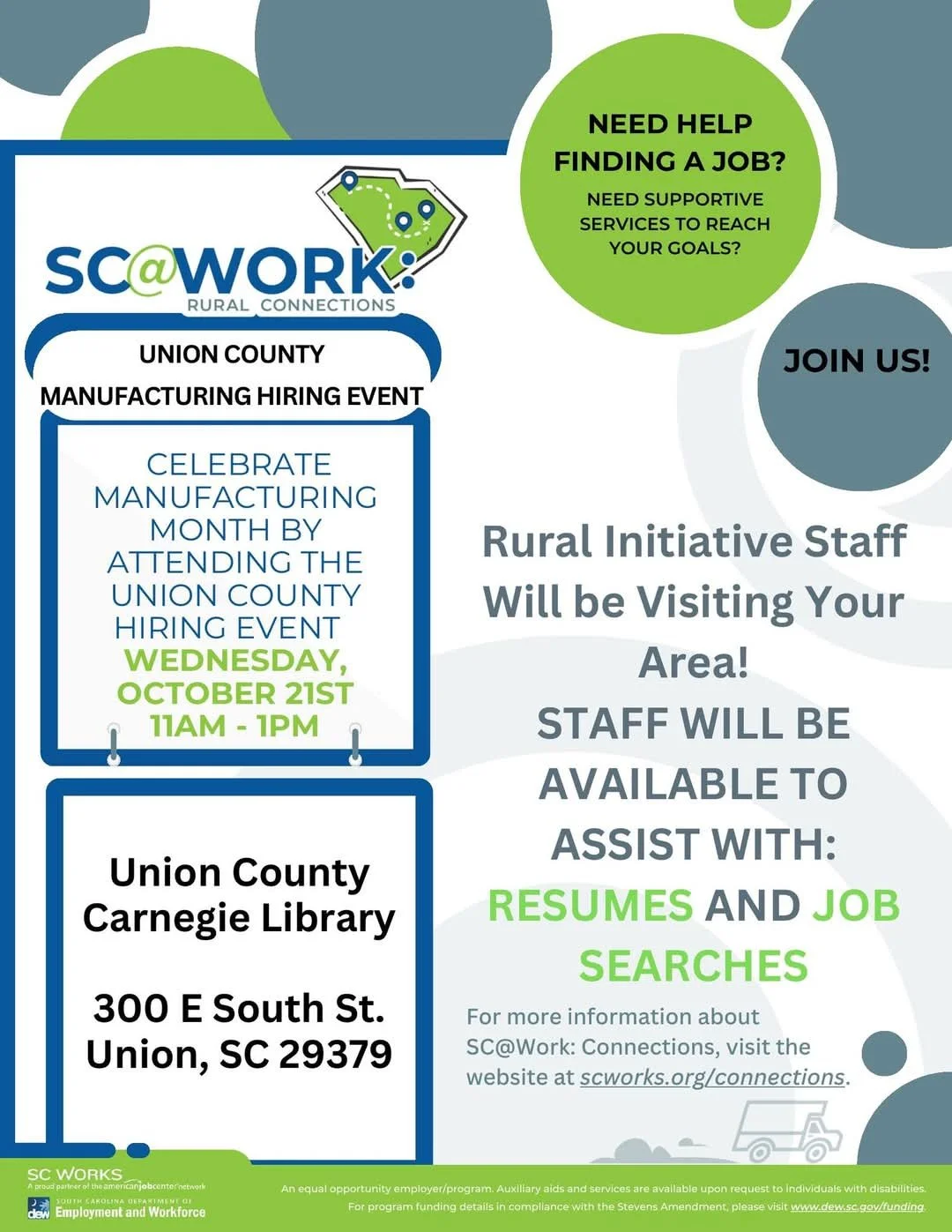 Union County Manufacturing Hiring Event