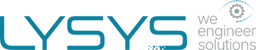 Lysys logo with the tagline 'we engineer solutions' and an eye graphic.