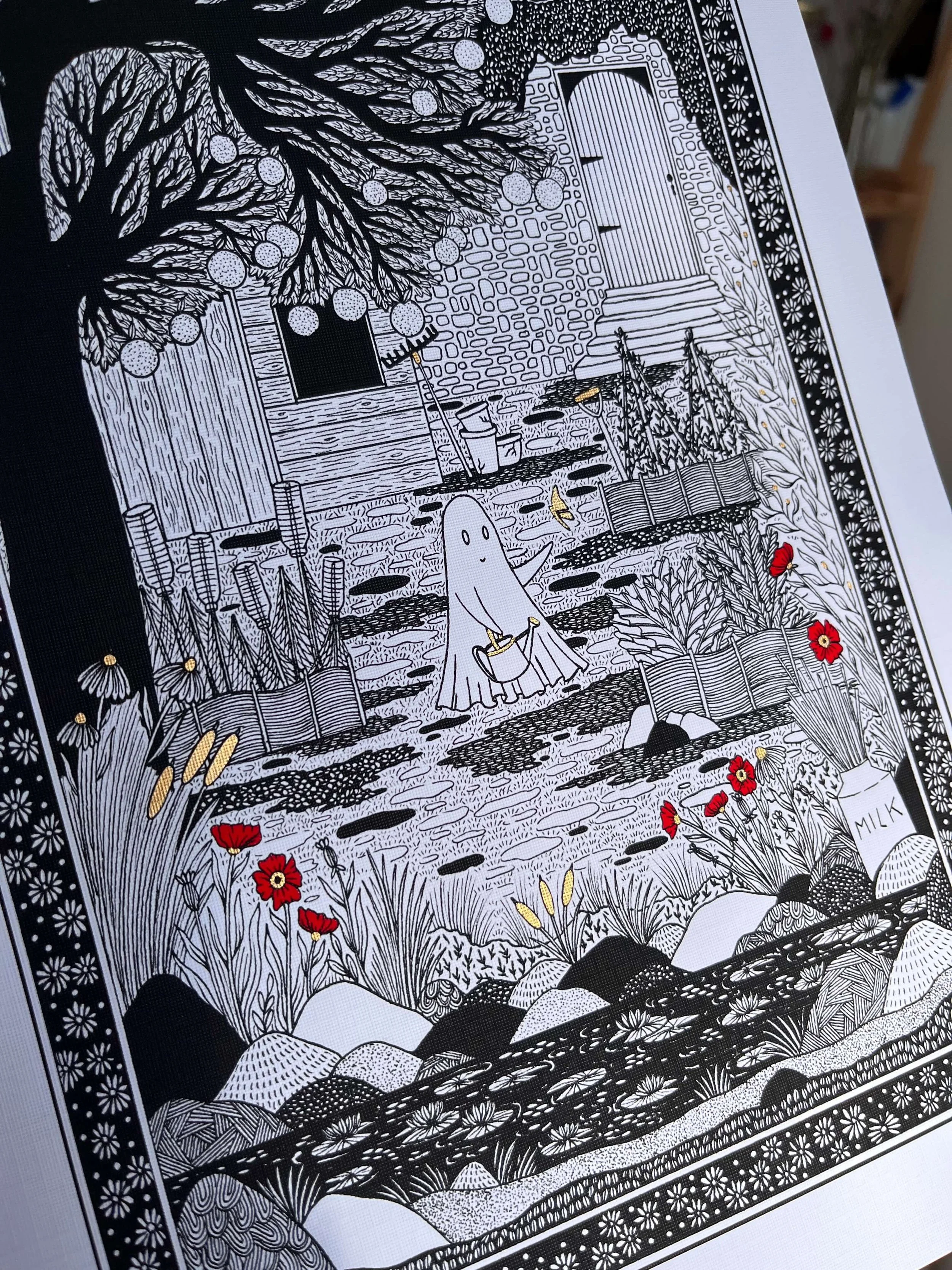 Halloween Cute Ghost -  Jessica Donnelly Artist.jpeg