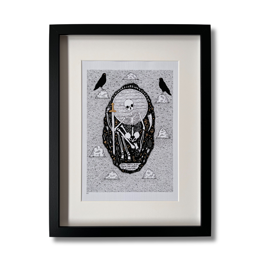 Viking Art, Gothic Inspired Print