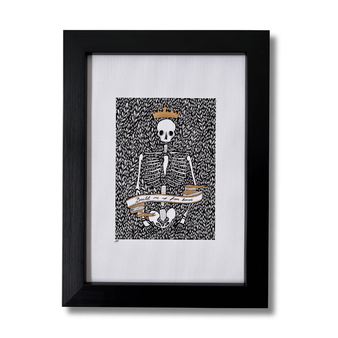 Gothic Art, Whimsy Dark Fantasy Print