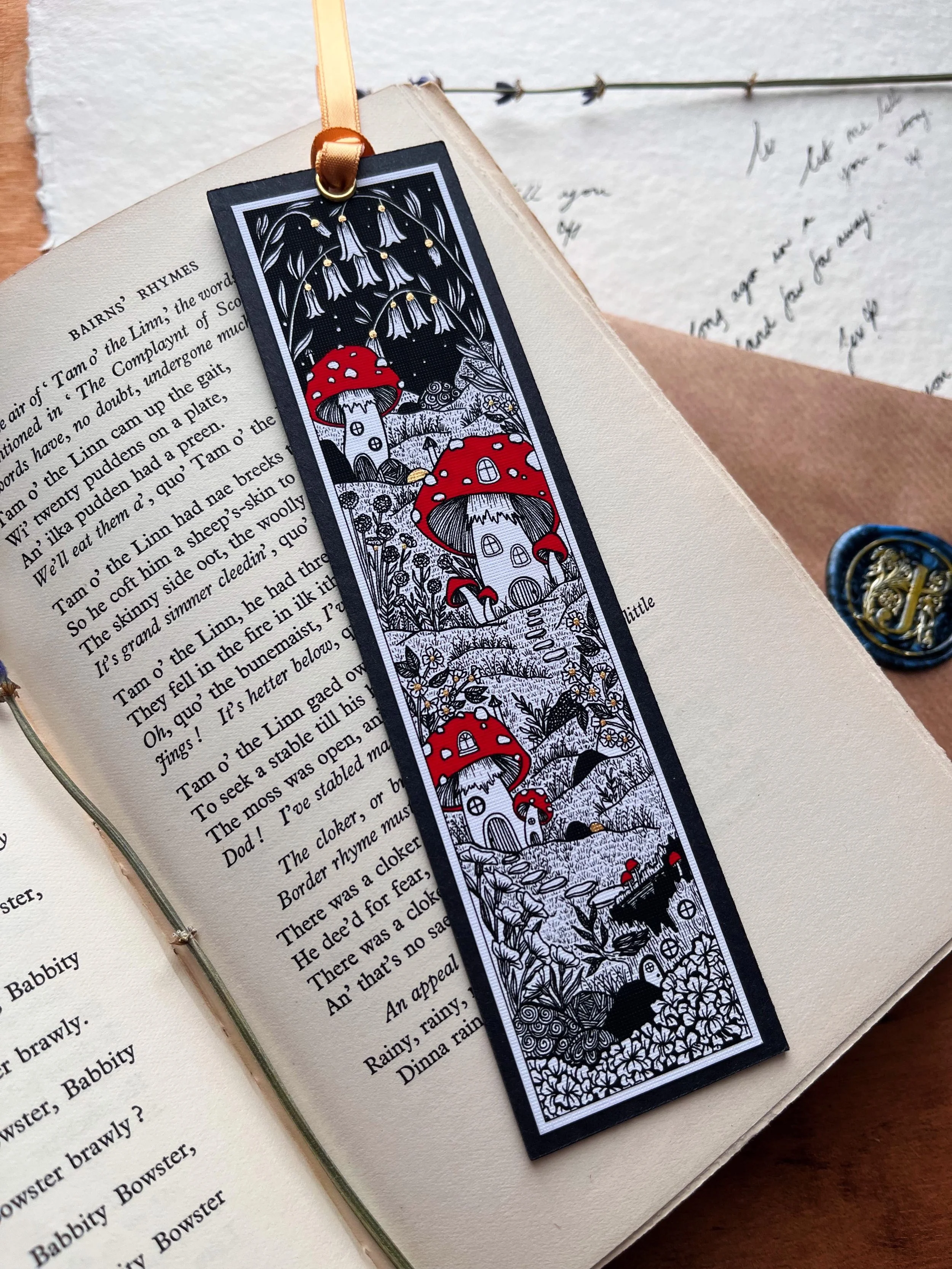 Mushroomcore Bookmark - Jessica Donnelly Artist.jpeg