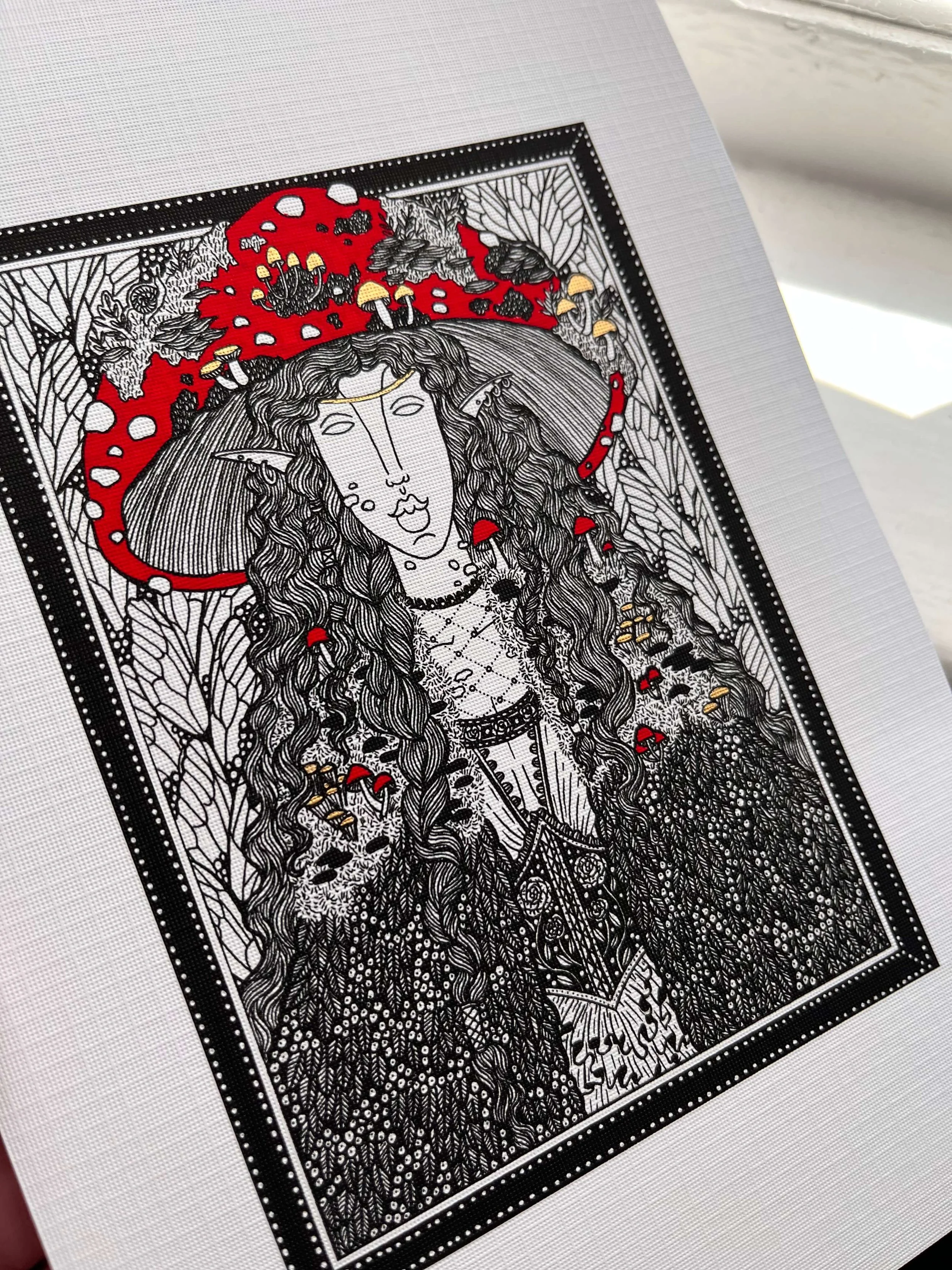 Fantasy Elf, Mushroom - Jessica Donnelly Artist.jpeg