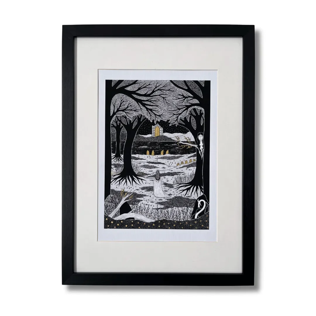 Enchanted Forest, Dark Fantasy Art Print
