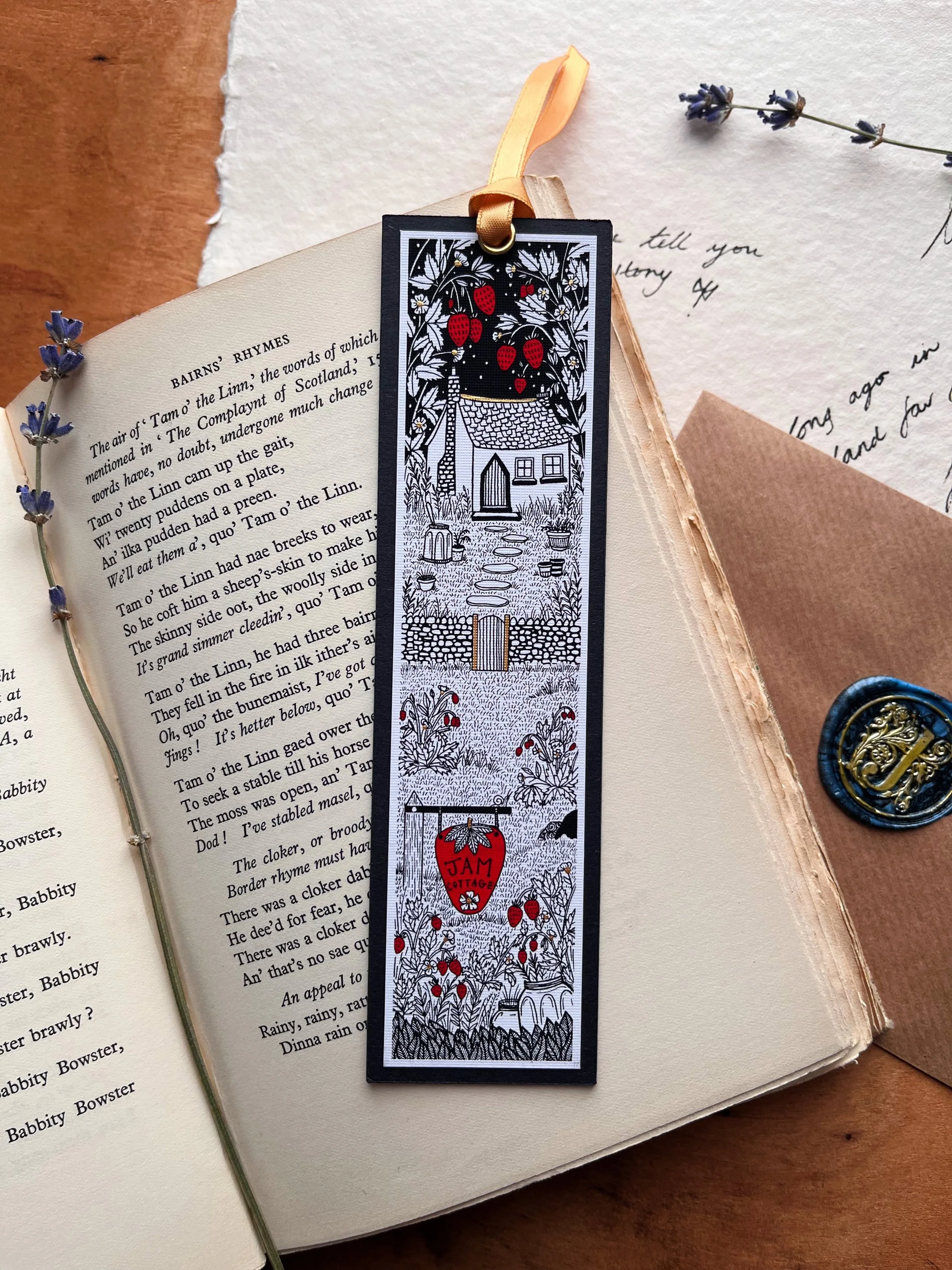 Jam Cottage, Cute and Cosy Bookmark