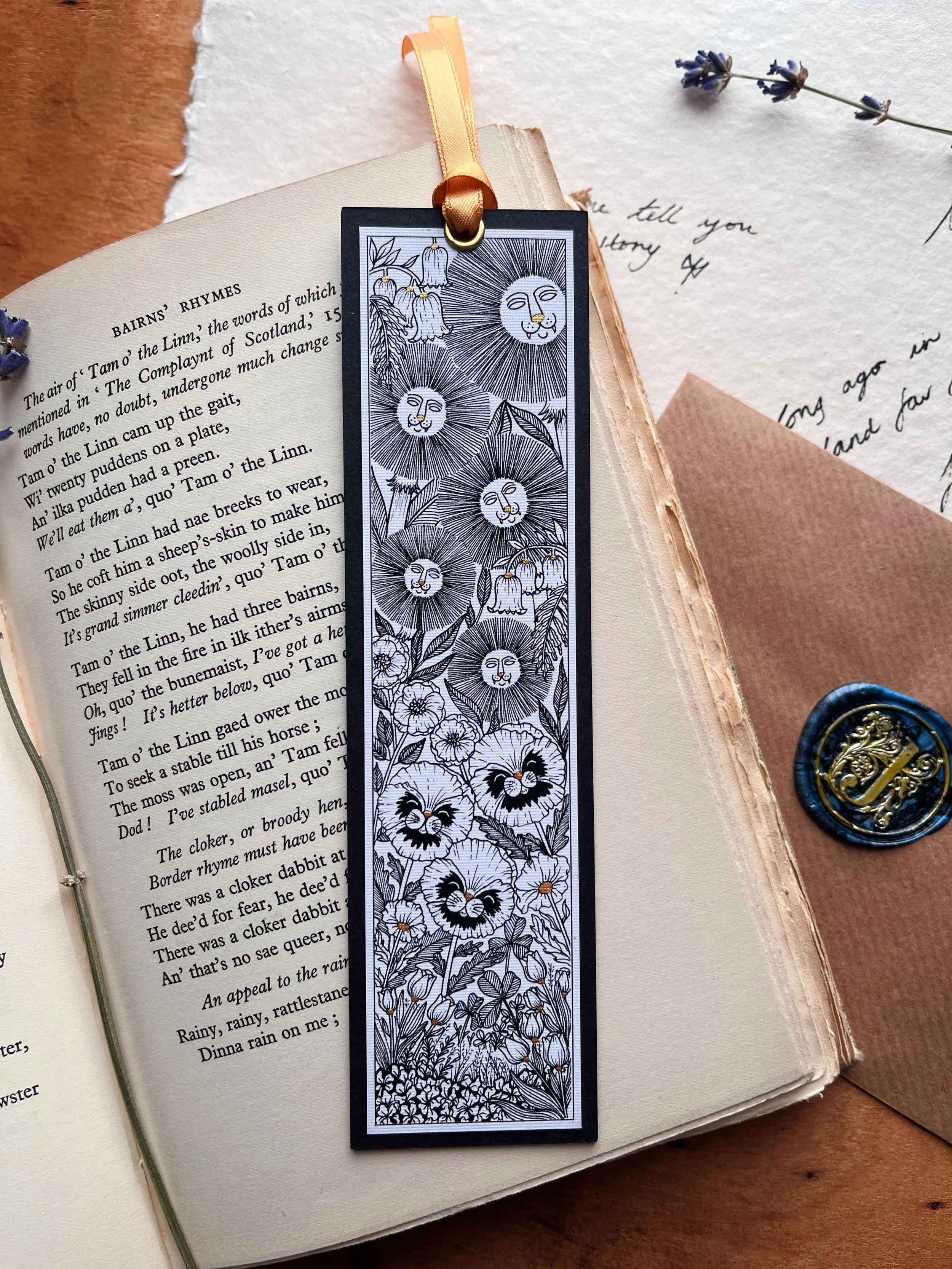 Flower Bookmark - Jessica Donnelly Artist.jpeg