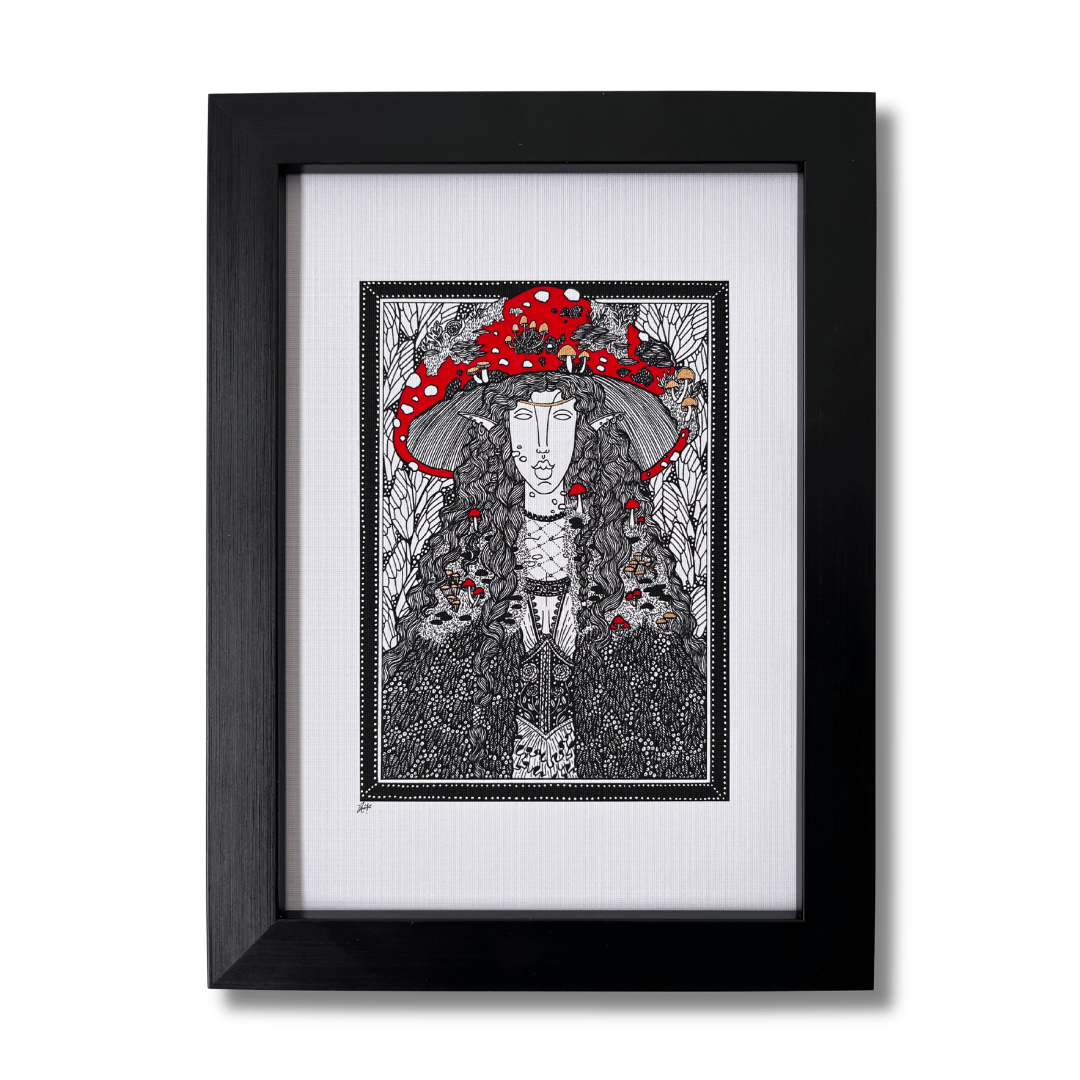 Mushroomcore, Faerie Fantasy Art Print