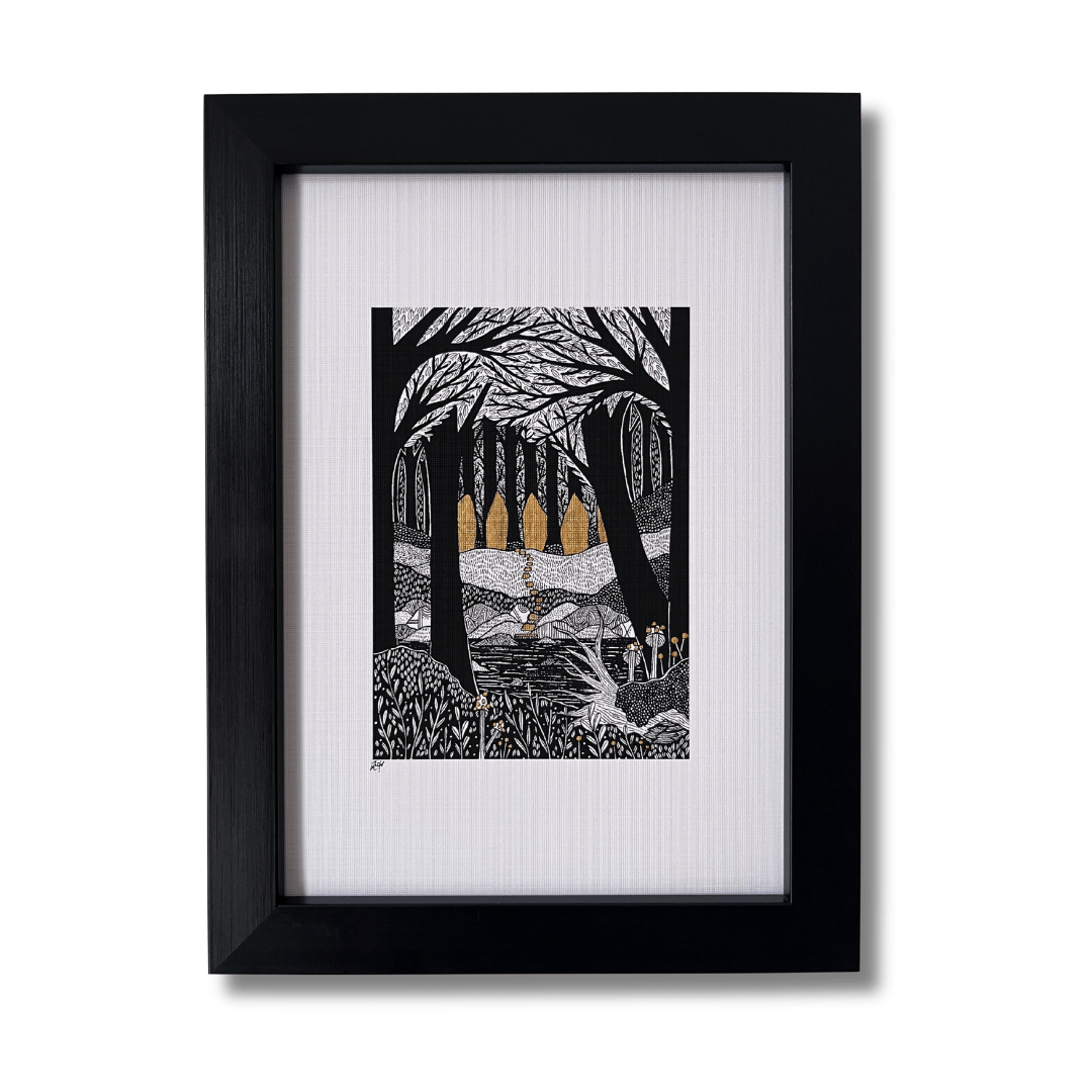 Stone Circle, Folklore Art Print