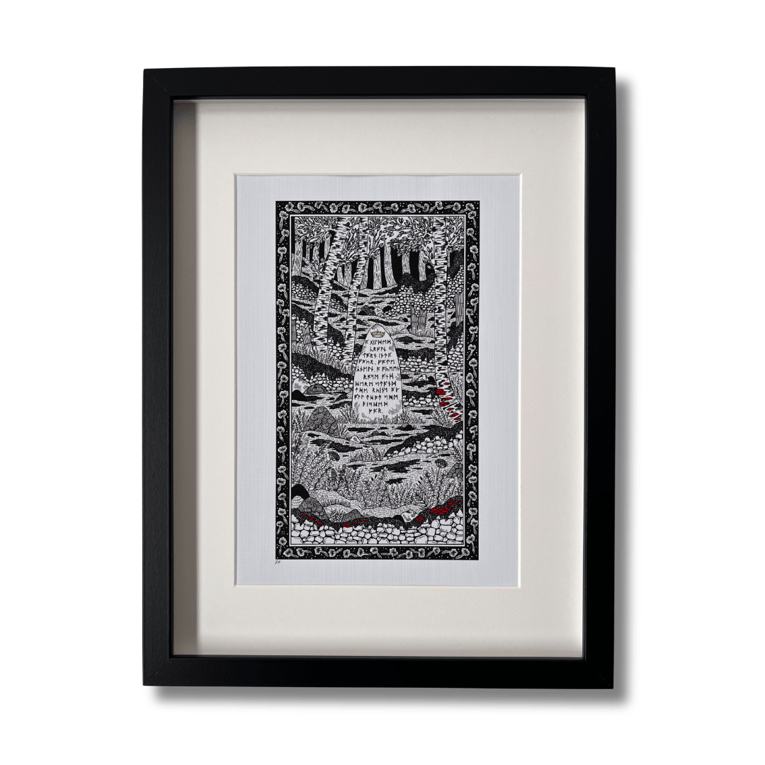The Lost Ruins, Fantasy Art Print
