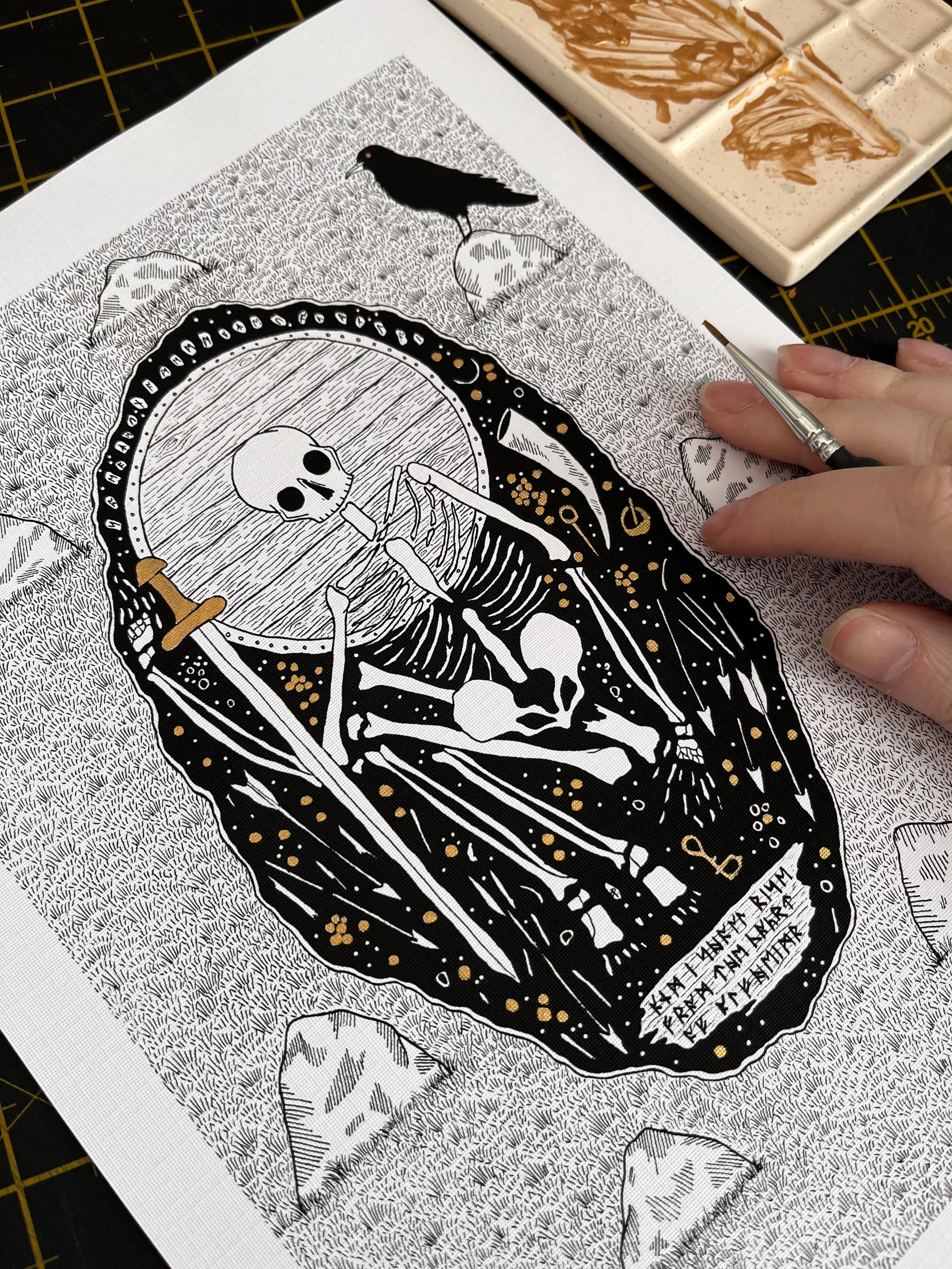 Viking Artwork, Scandi Art -  Jessica Donnelly Artist.jpg
