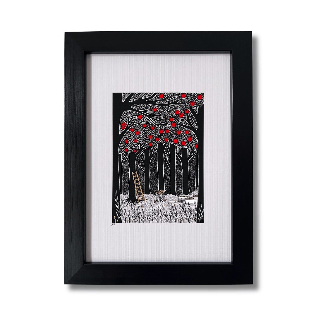 Apple Orchard, Fairytale Art Print