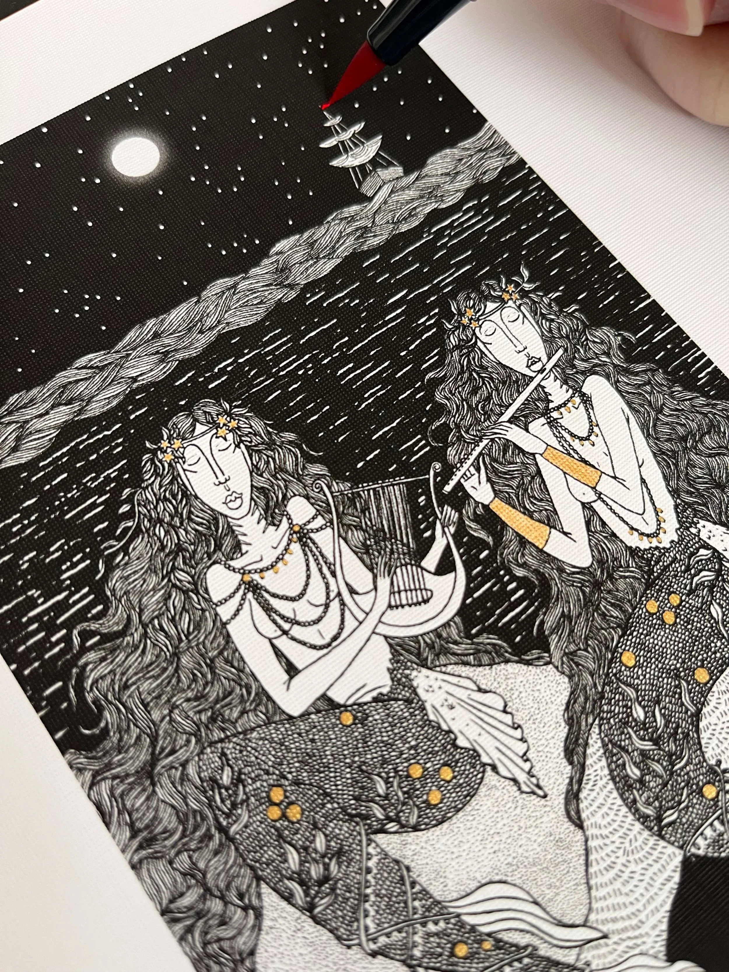 Dark Fantasy Mermaids Sirens -  Jessica Donnelly Artist.jpeg