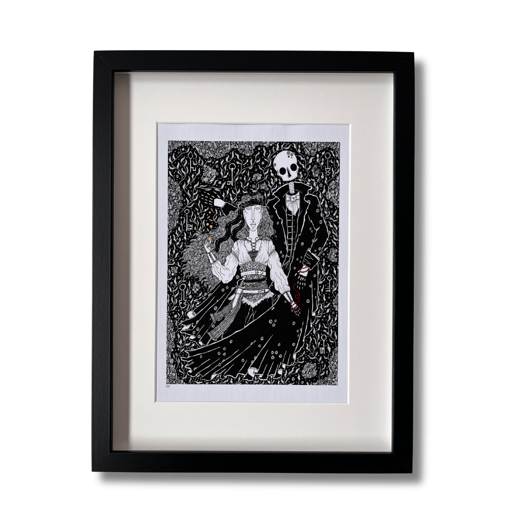 Pirate Art, Davy Jones Print