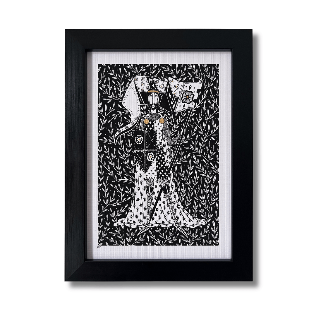 Knight, Medieval Art Print