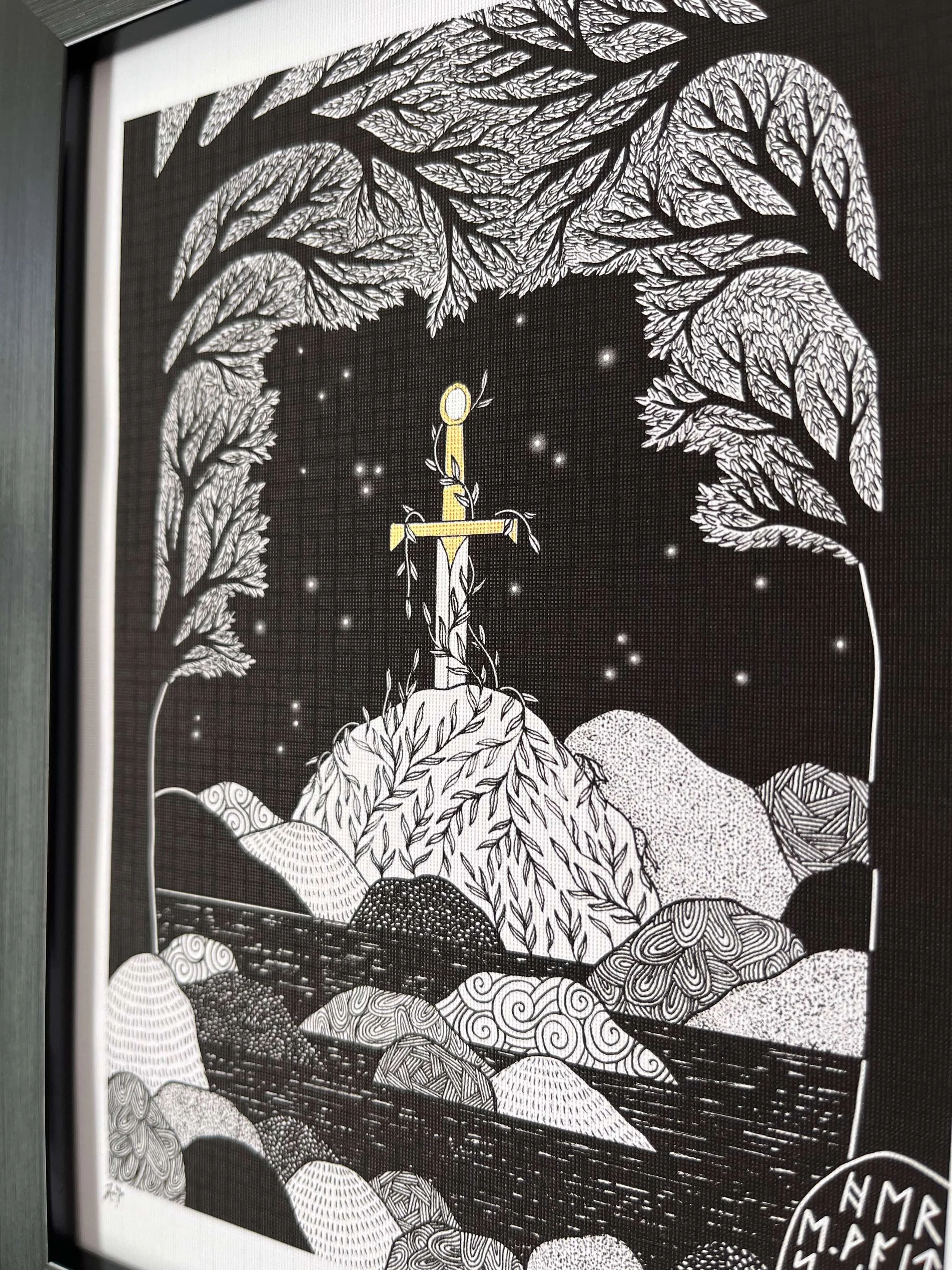 Arthurian Legend Sword in the Stone - Jessica Donnelly Artist.jpeg