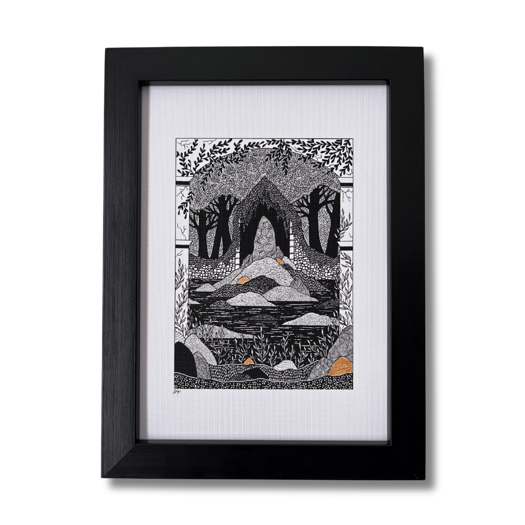 Arthurian Legend, Illustrated Art Print