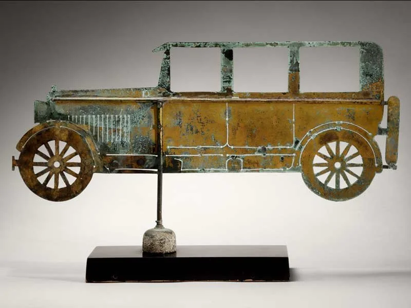 American Folk Art Automobile Weathervane