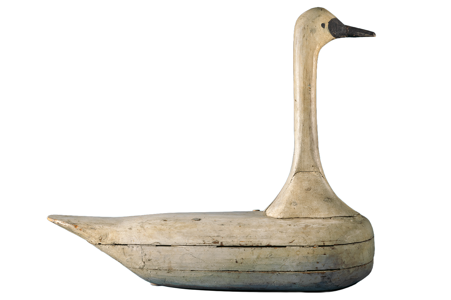 Large Painted Swan Decoy