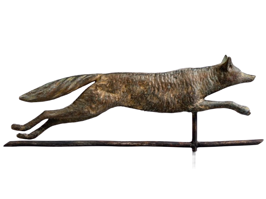 Running Fox Weathervane
