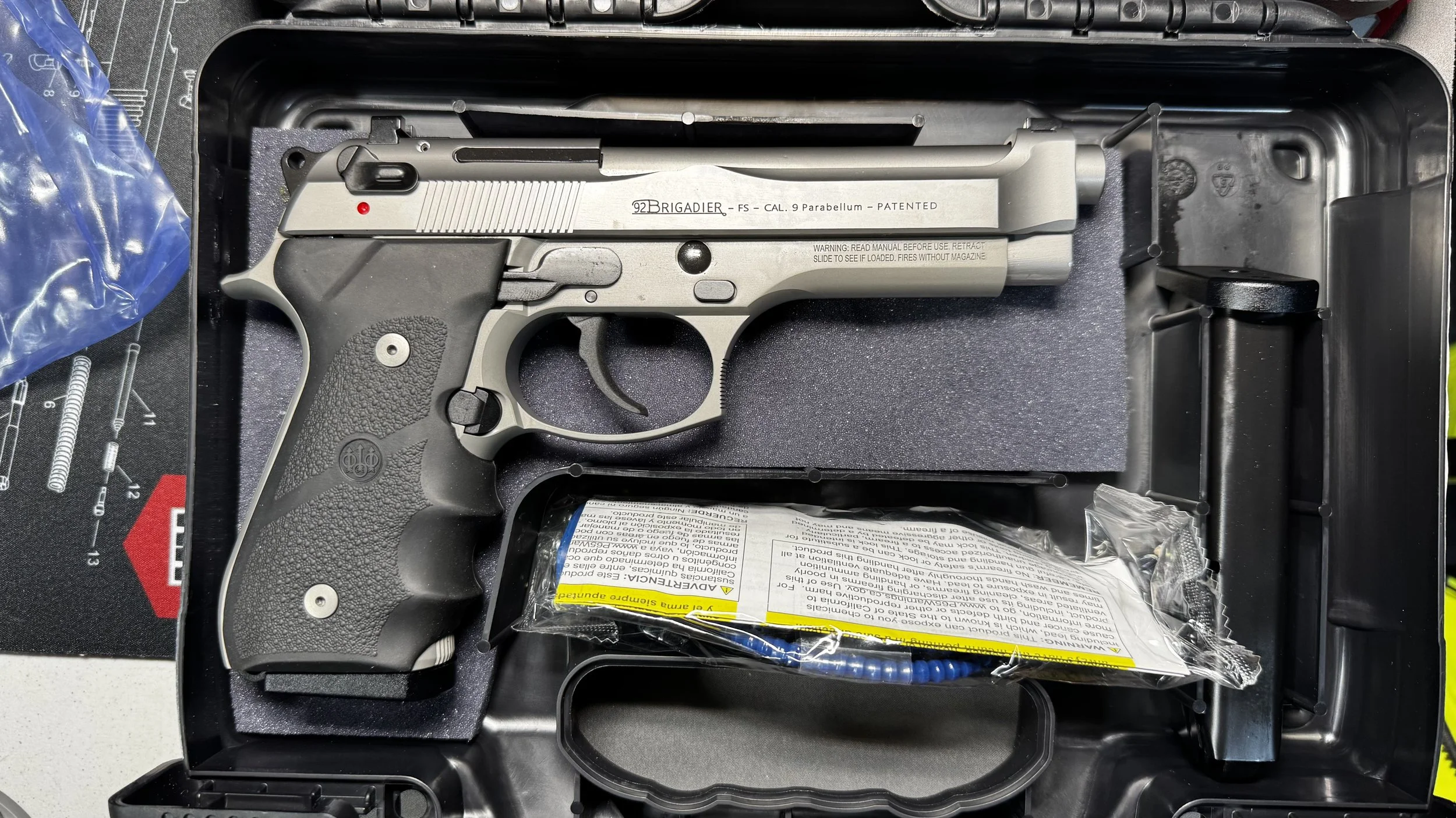 Beretta 92FS 9MM BRIG INOX 10+1