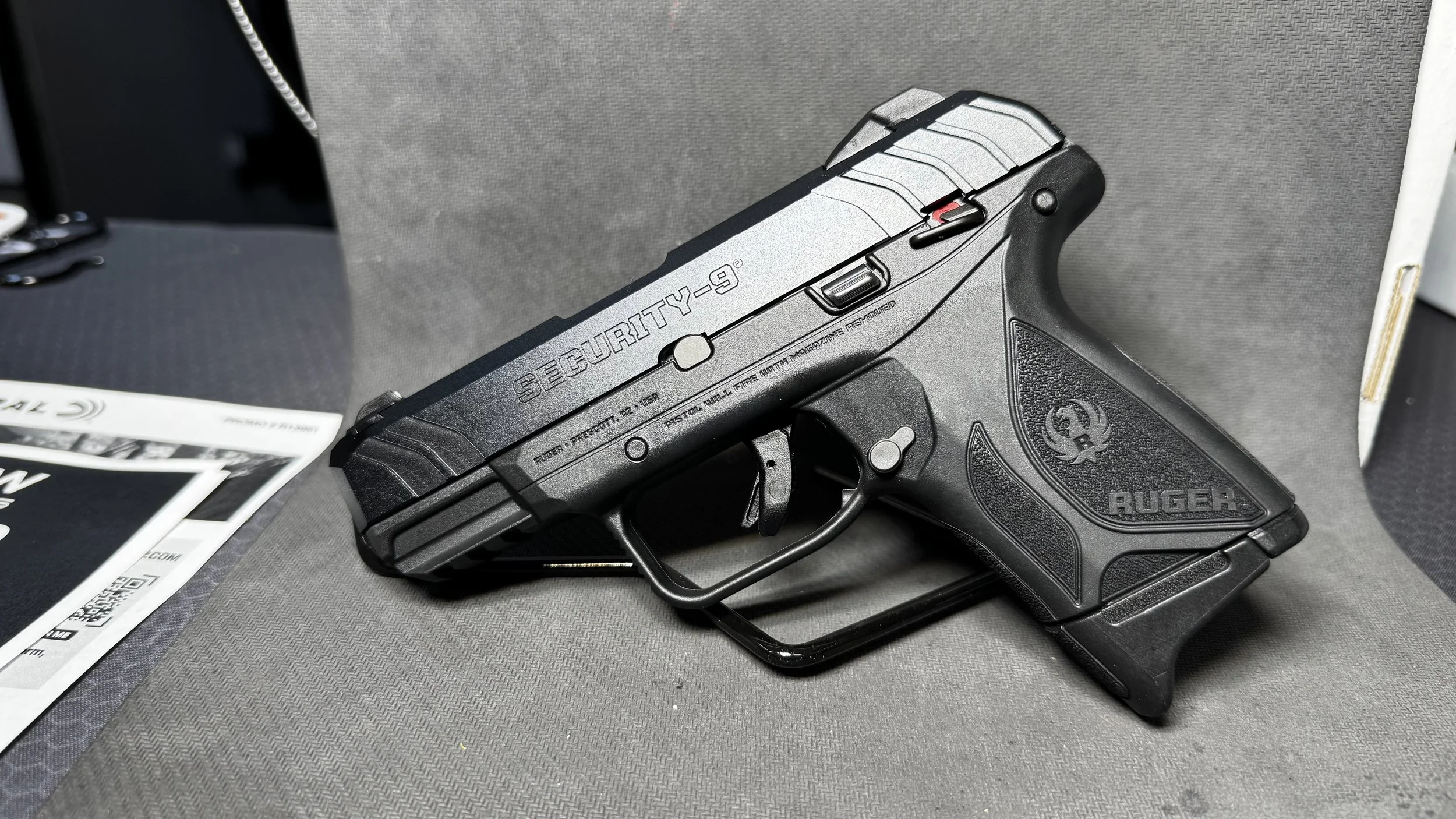 RUGER SECURITY-9 COMPACT 9MM 3.4" PISTOL BLACK 2-10RD MAGS $359