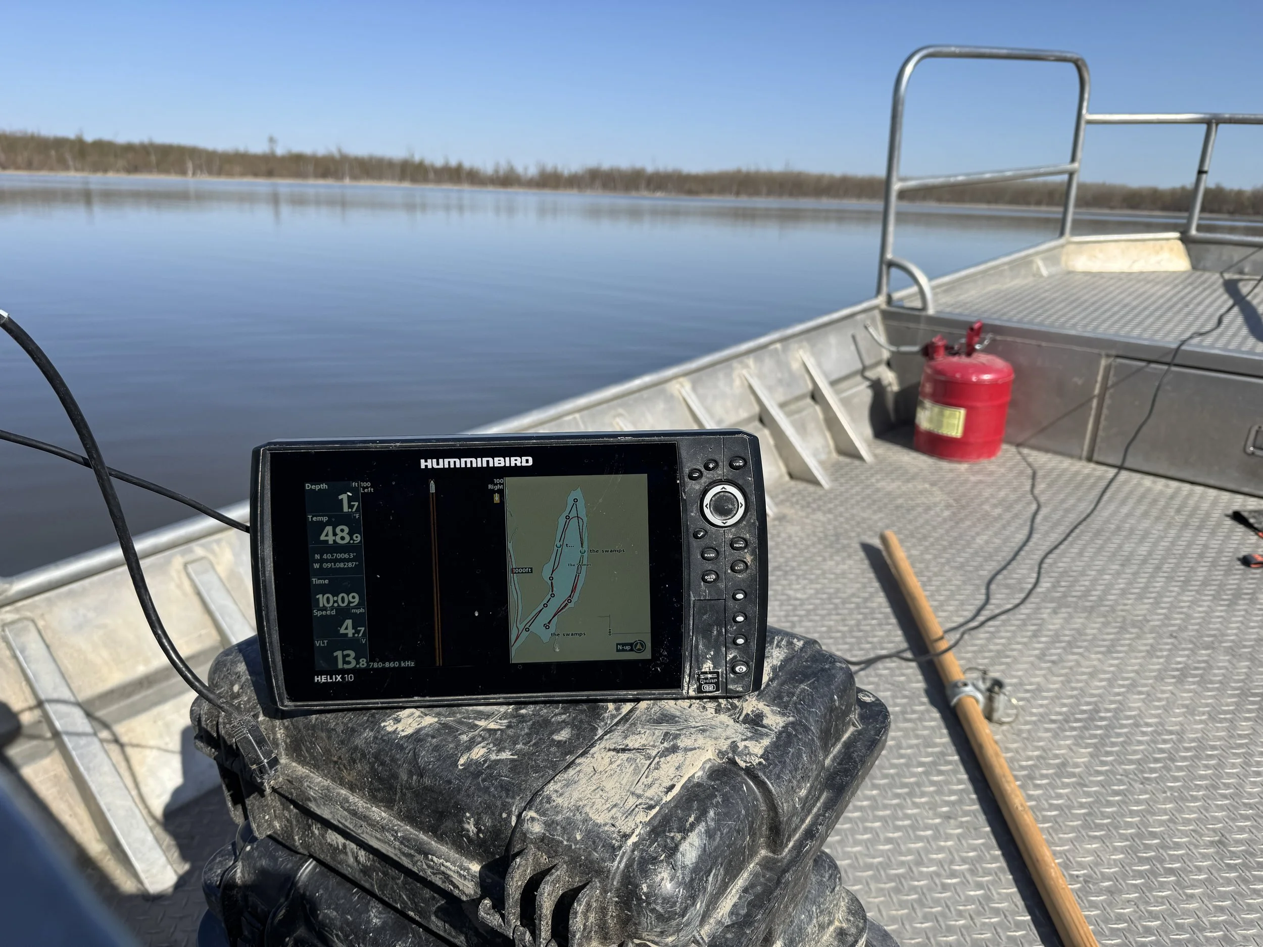 Side-Scan Sonar Imagery for Invasive Carp Population Modeling