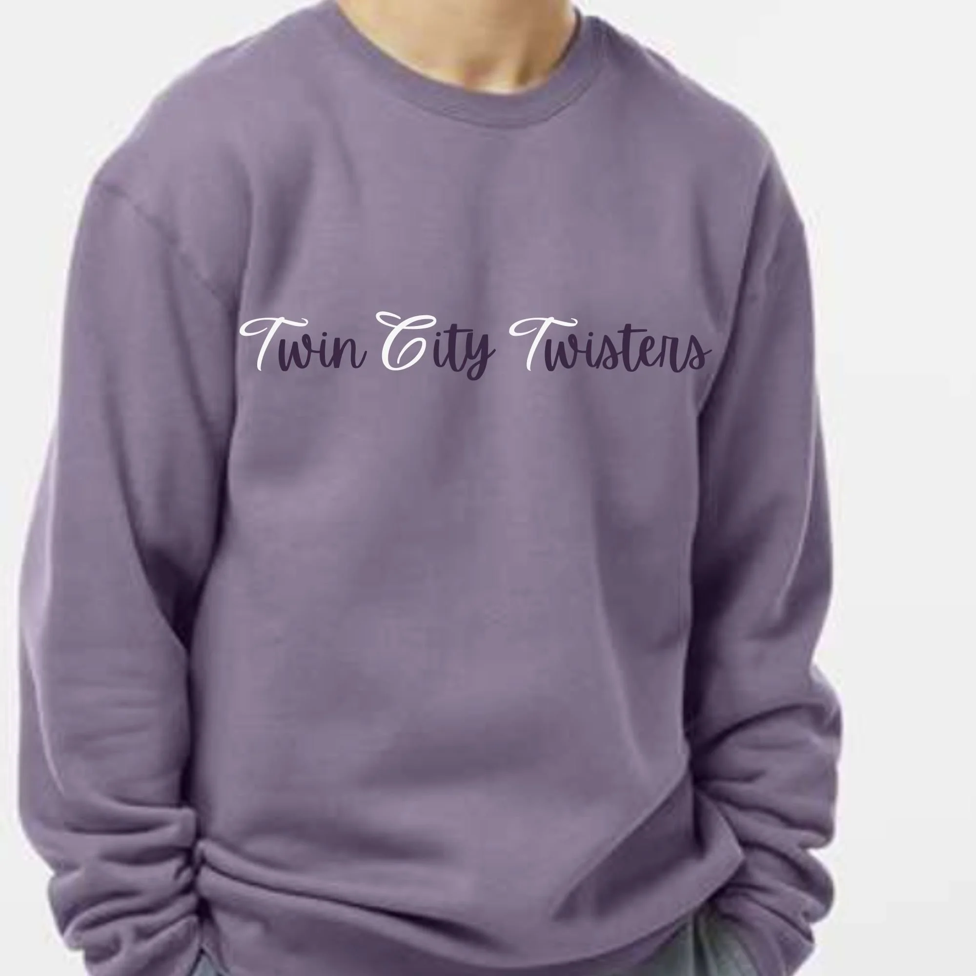 Purple Crewneck Sweatshirt