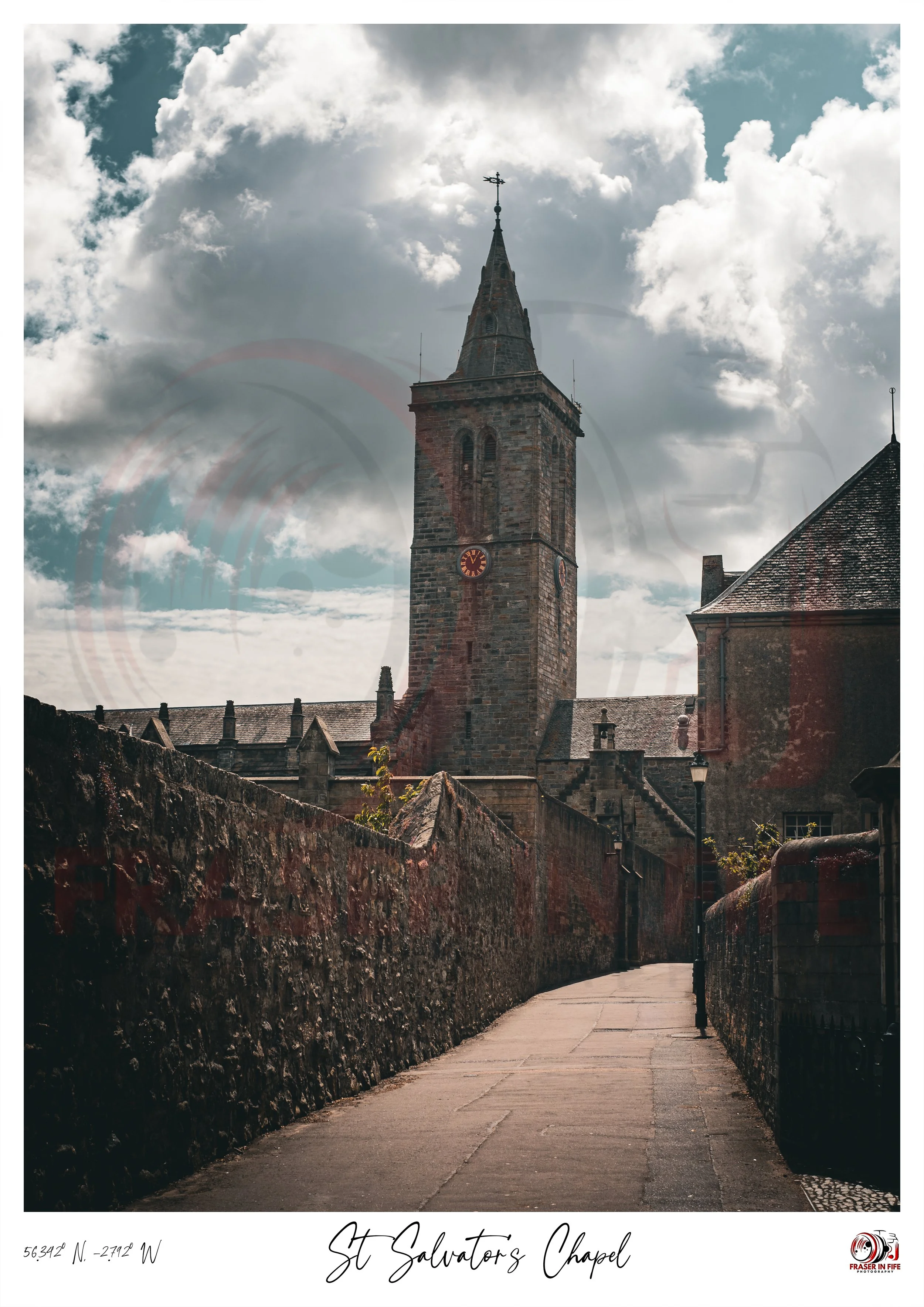 St Salvator's Chapel Architectural Art Print