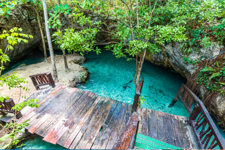 Gran Cenote near Tulum, Mexico (Yucatan Peninsula)