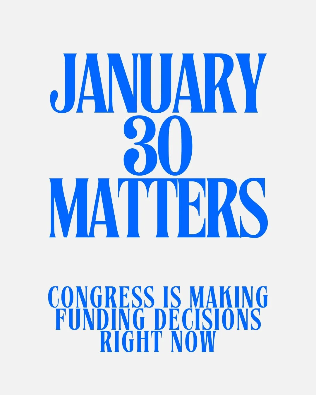 January 30 is a key deadline.

Congress is in the process of finalizing federal funding decisions. This is when lawmakers decide funding levels and accountability measures &mdash; and when constituent pressure still matters.

The League of Women Vote