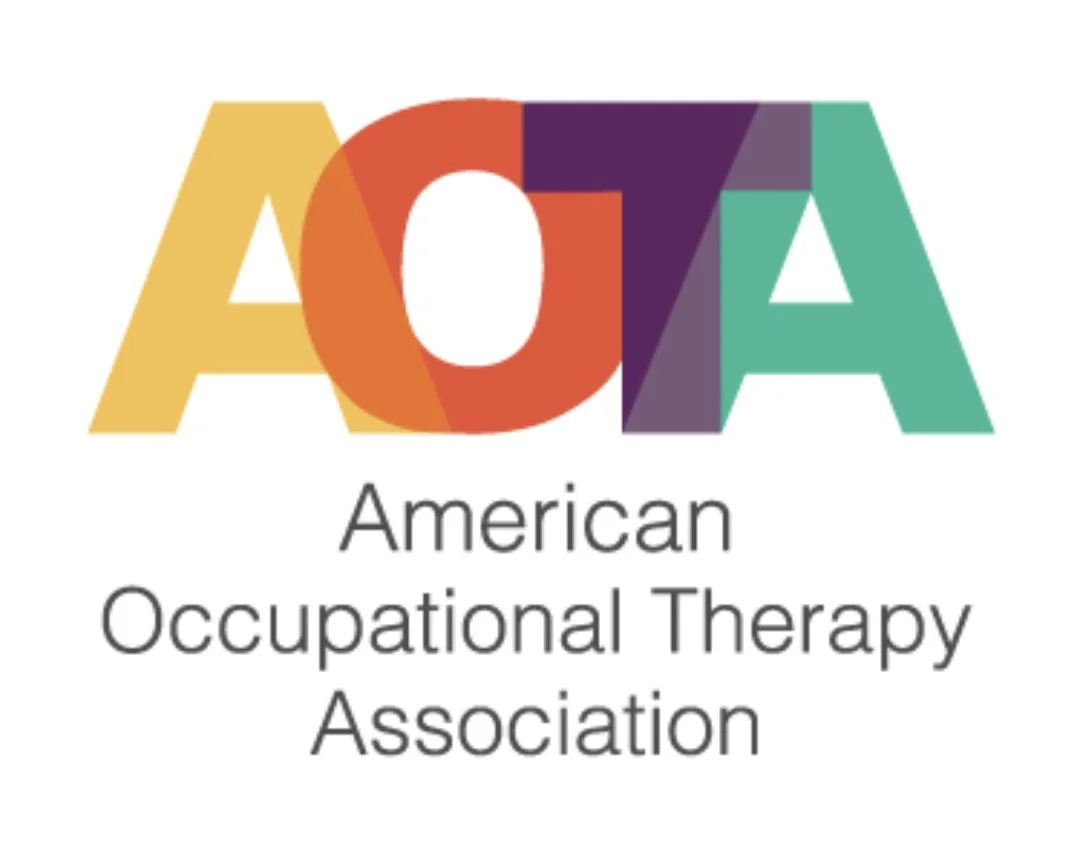 Colorful logo of the American Occupational Therapy Association with the acronym AOTA in large, overlapping letters and the full name below.