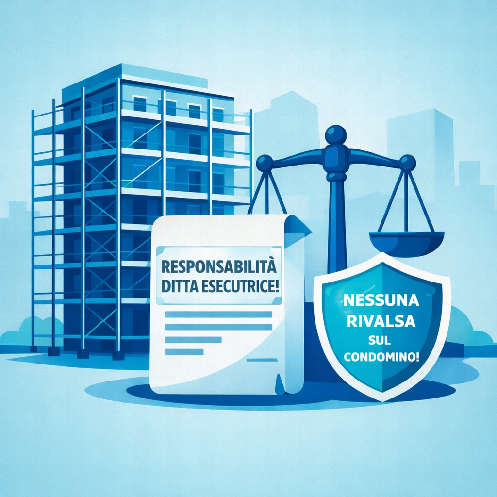 Superbonus e lavori mai eseguiti: il condominio non risponde fiscalmente ma il danno è risarcibile