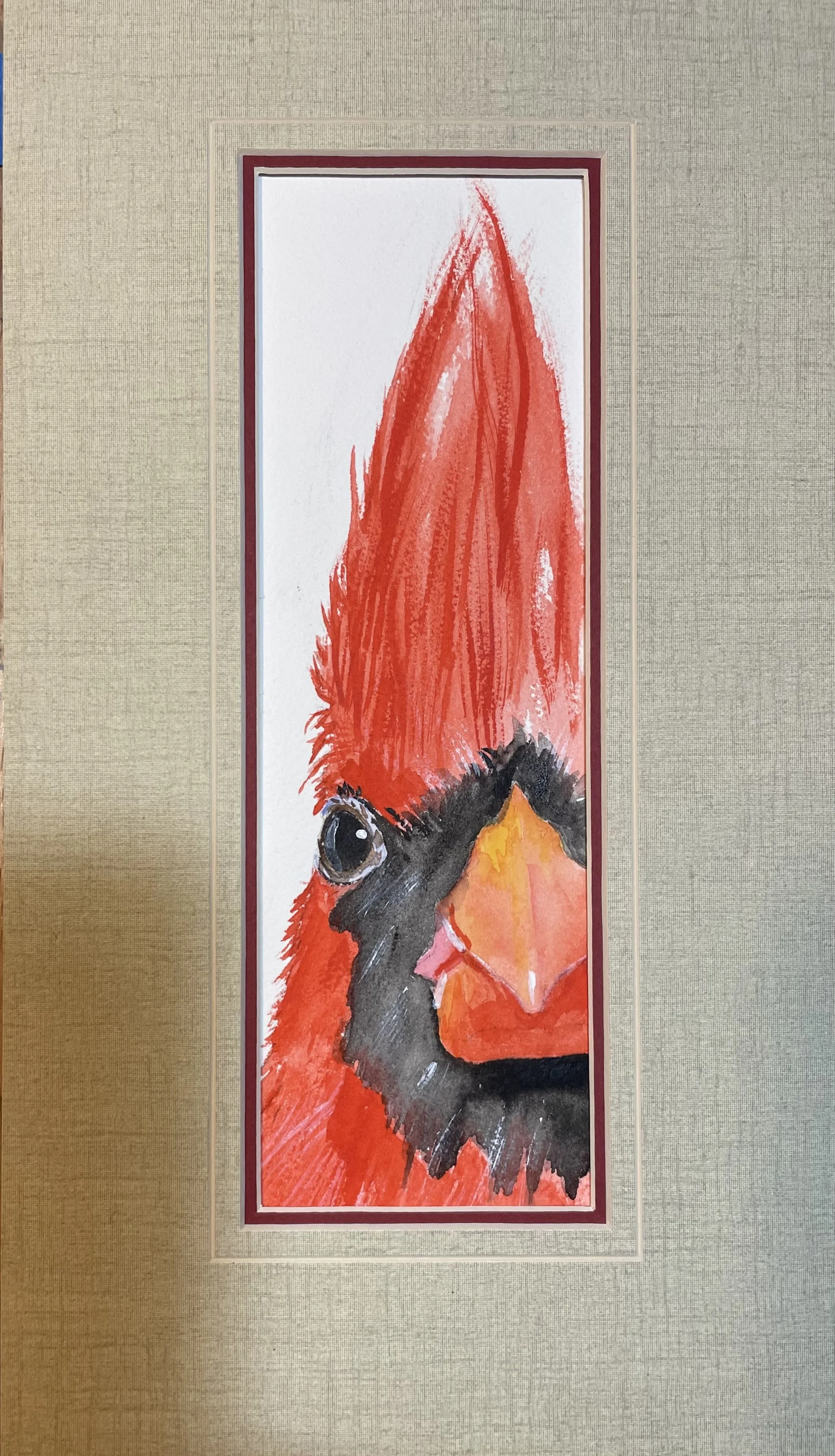 Cardinal in Watercolor