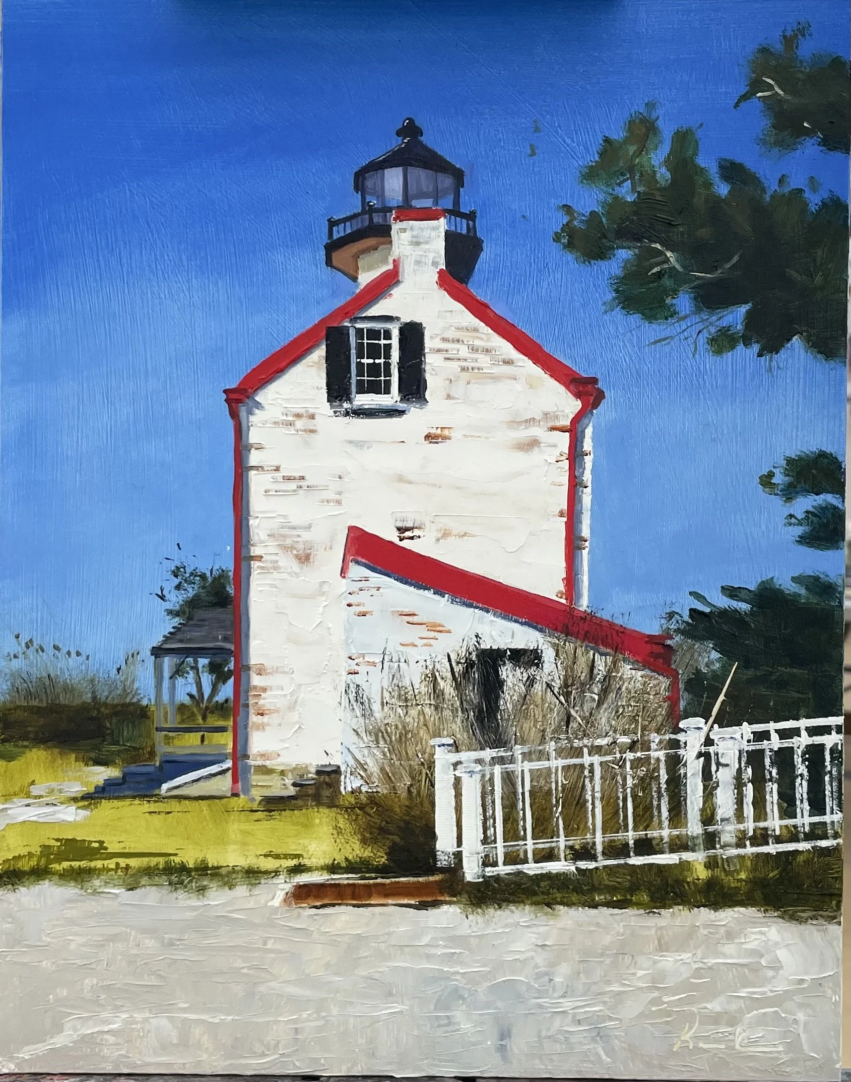 Eastpoint Lighthouse, Oil