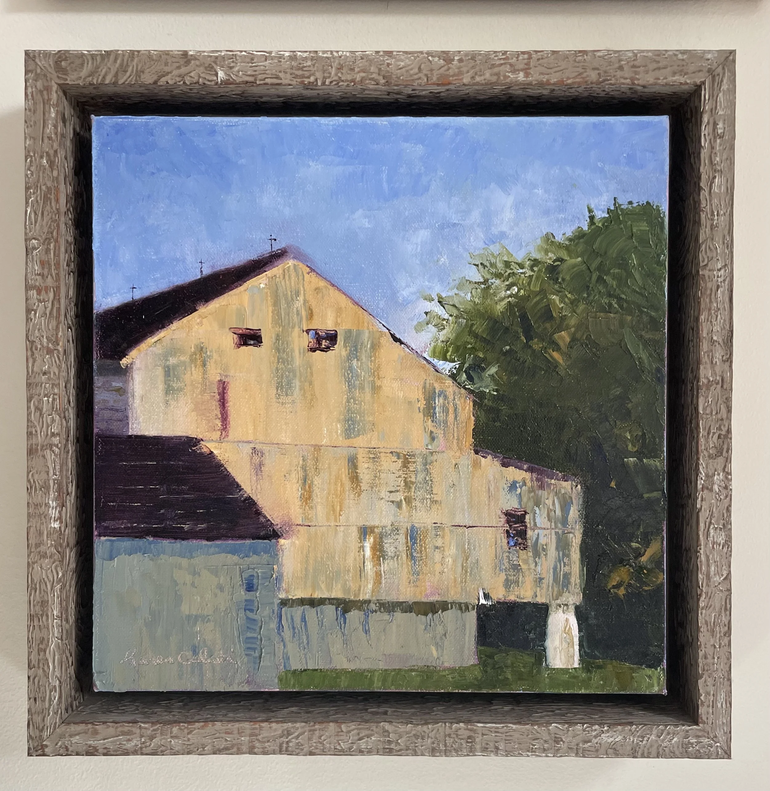 Chester County Barn Oil 12x12 $250