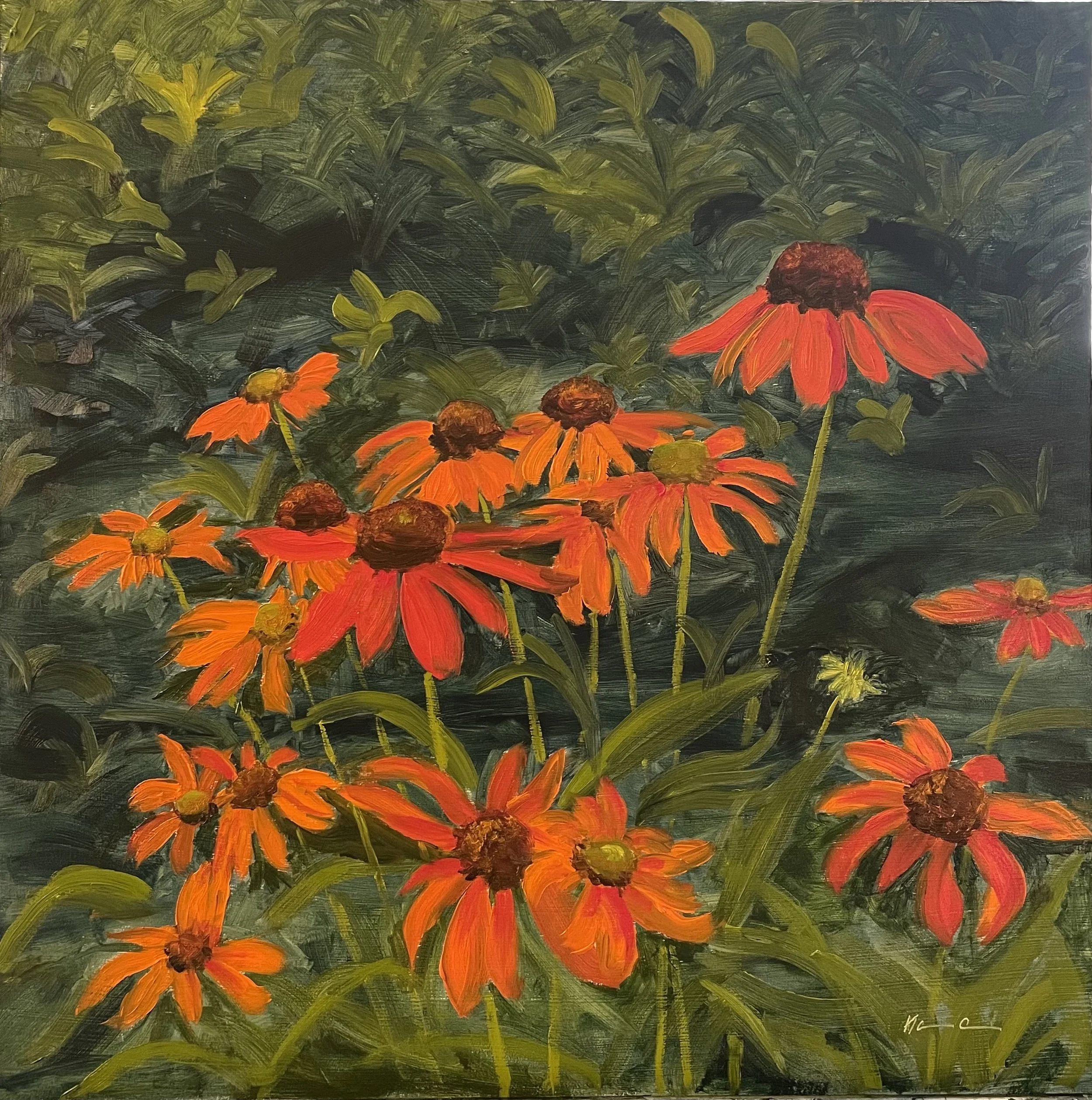 Echinacea Oil 16x16 $700