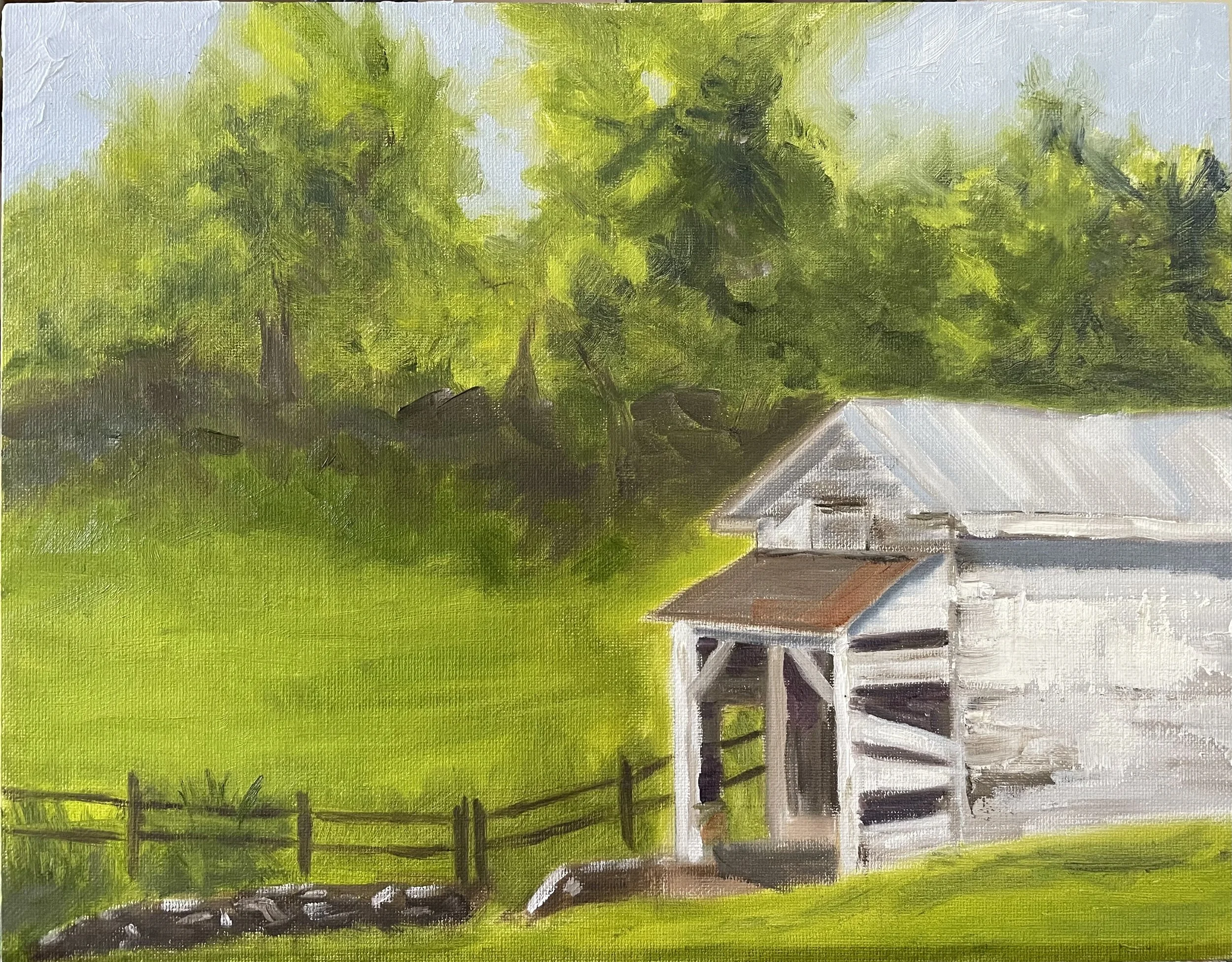 Rustic Barn Oil 11x14 $250