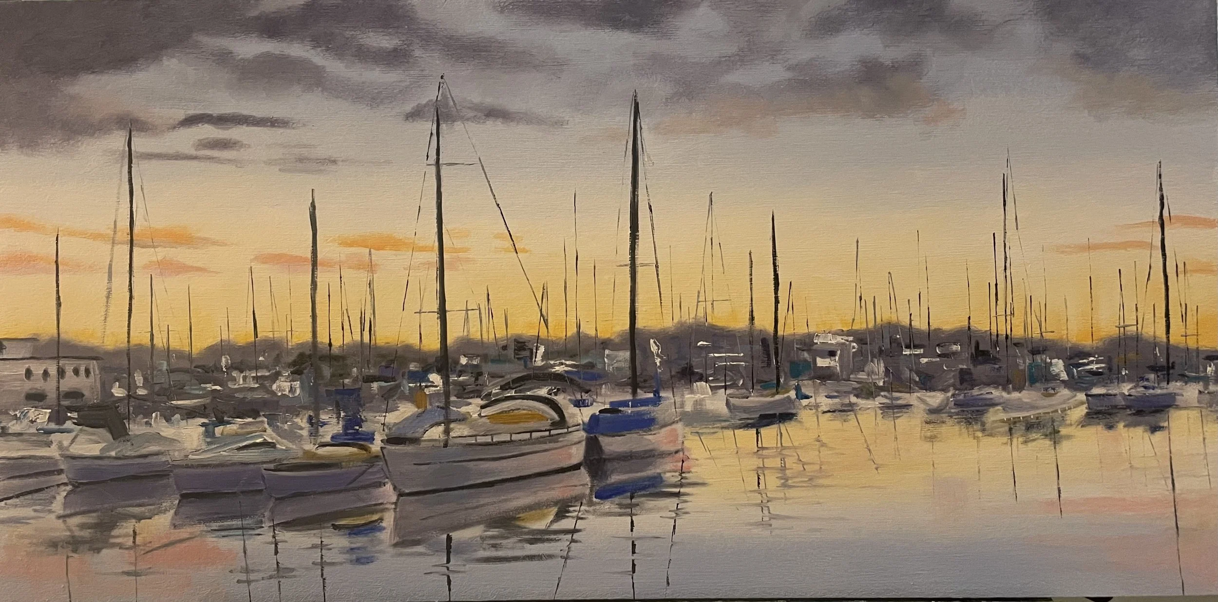 Echoes of Twilight 14x28 Oil