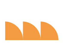 Icon representing a tablet or phone with three shopping bags above it.