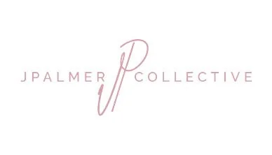 Logo for JPALMER Collective with stylized 'J' and 'P' in script font